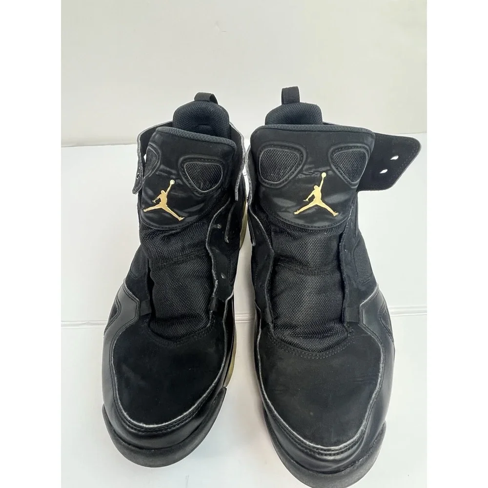 Nike Air Jordan Flight Club '91 Men's Size 10.5 Black Metallic Gold DC7329-007